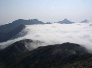 Clouds over Mulanje Mountain Massif